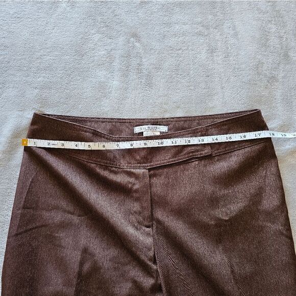 Vintage Y2K La Belle Brown And Gold Sparkle Pants Size 13 - Picture 6 of 7